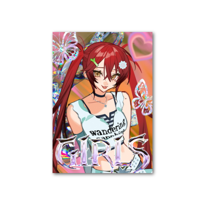 フォト風カード - 縦 - 片面