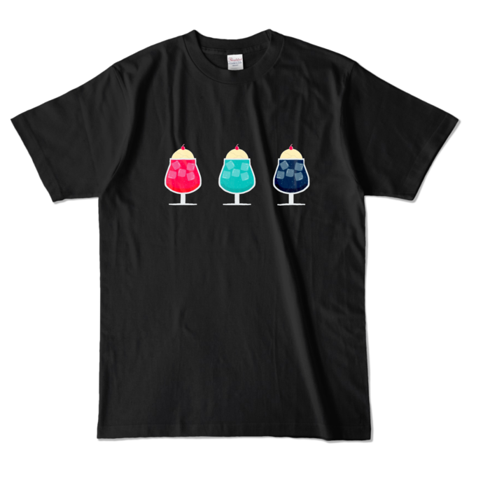 カラーTシャツ - L - ブラック (濃色)