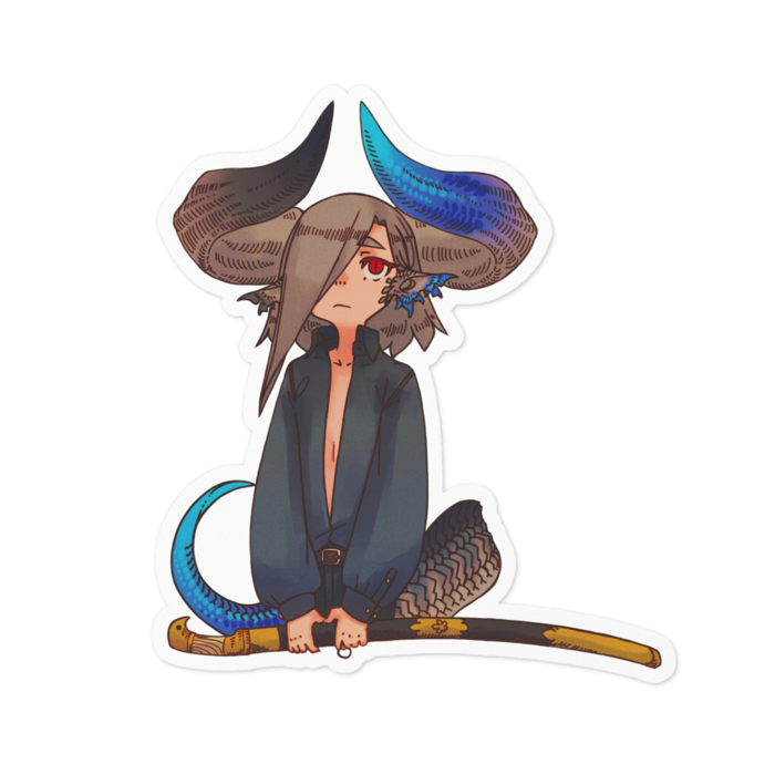 ステッカー - 100 x 100 (mm)