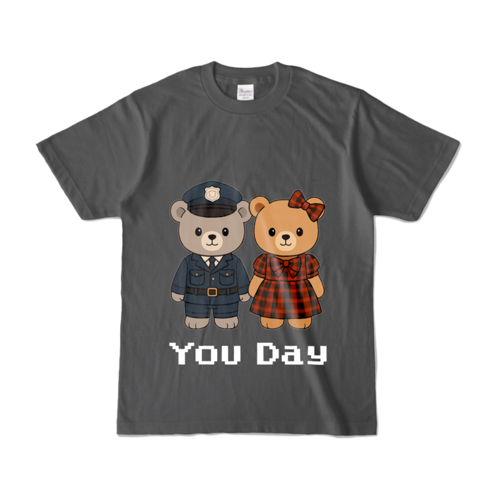 カラーTシャツ - S - チャコール (濃色)