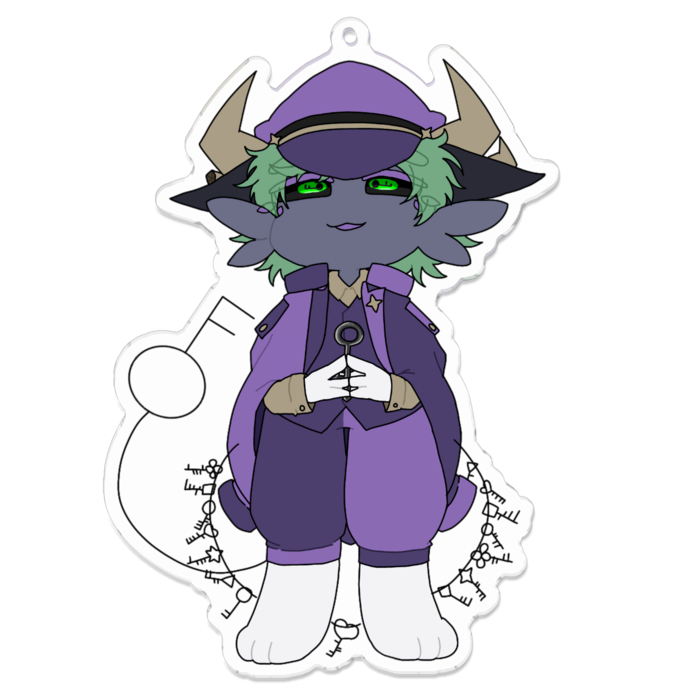 アクリルキーホルダー - 100 x 100 (mm)