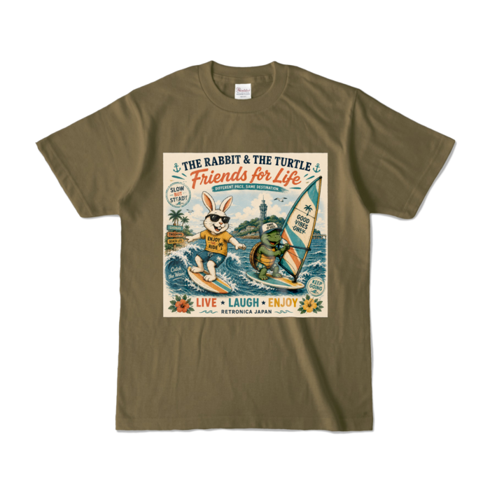 カラーTシャツ - S - オリーブ (濃色)