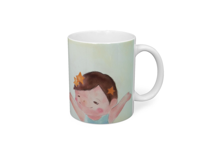 マグカップ - 直径 8 cm / 高さ 9.5 cm