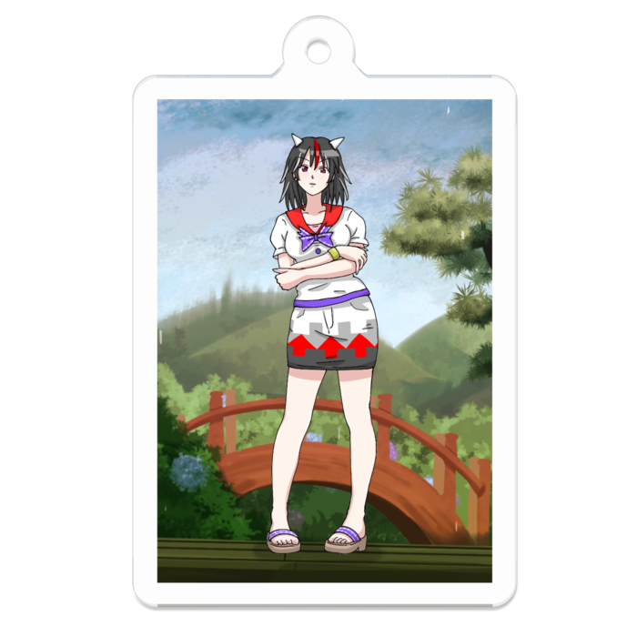 アクリルキーホルダー - 50 x 50 (mm)