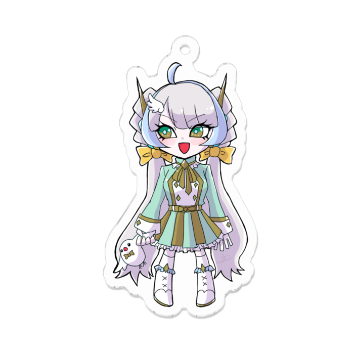 アクリルキーホルダー（コーティング） - 70 x 70 (mm)