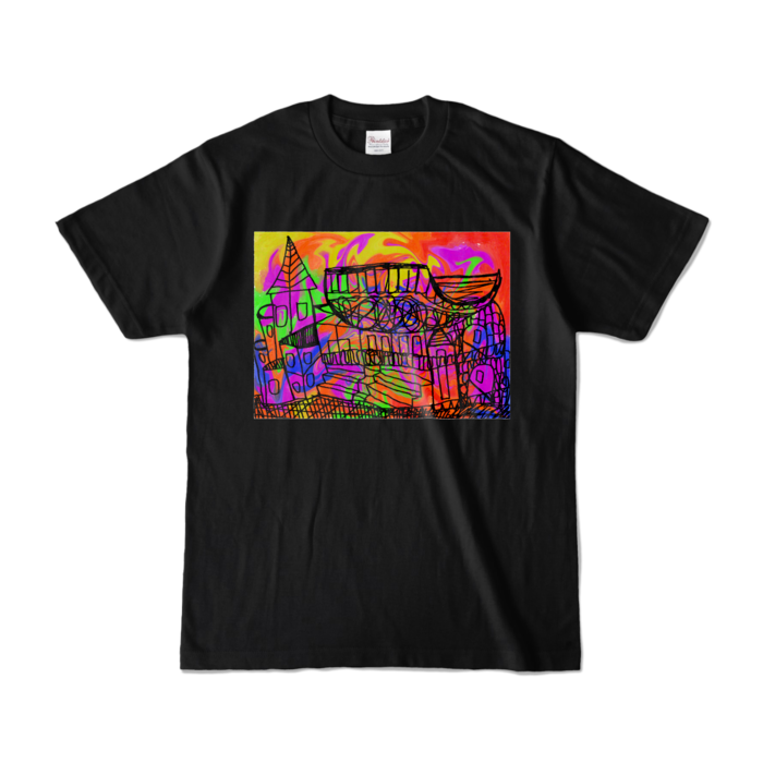 カラーTシャツ - S - ブラック (濃色)