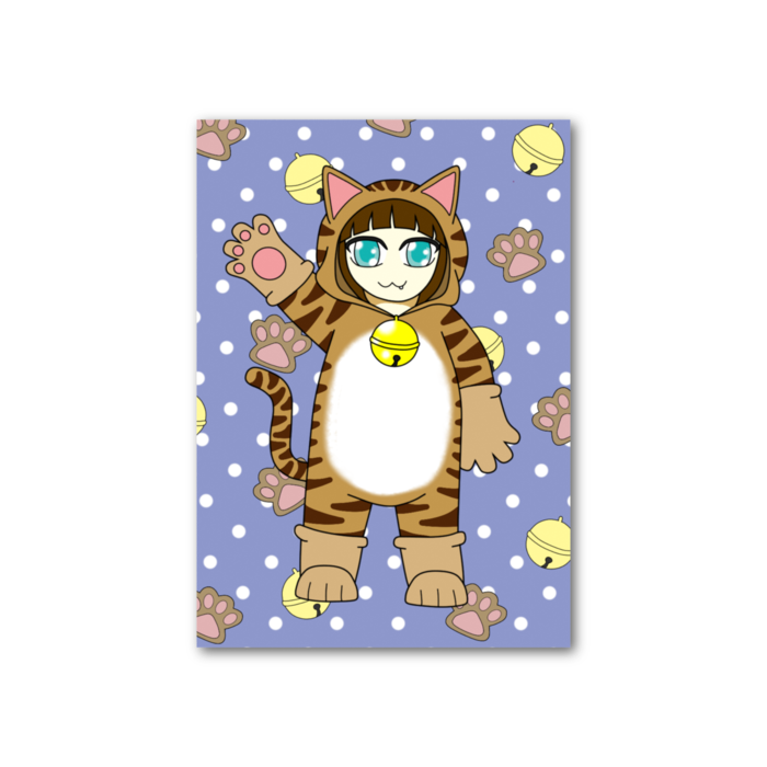 フォト風カード - 縦 - 片面