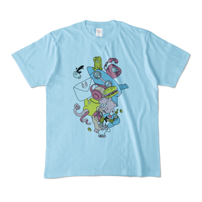 カラーTシャツ - M - ライトブルー (淡色)