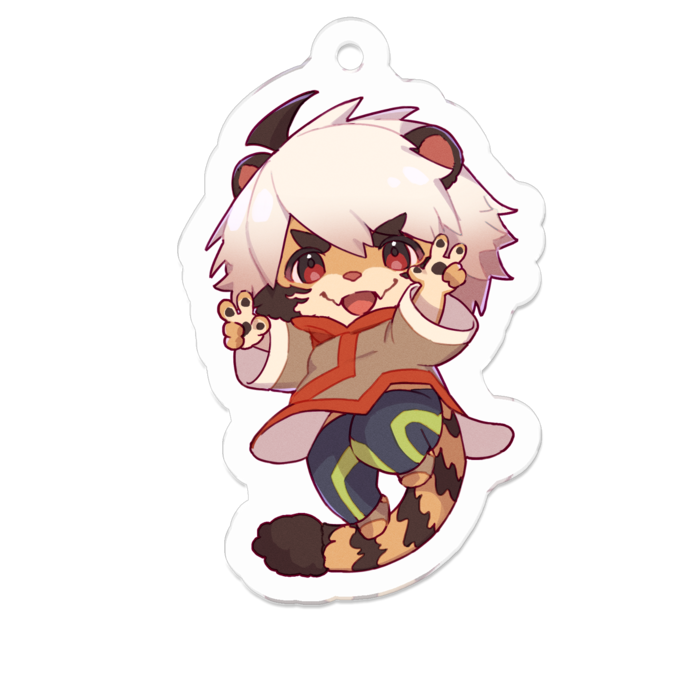 アクリルキーホルダー - 50 x 50 (mm)