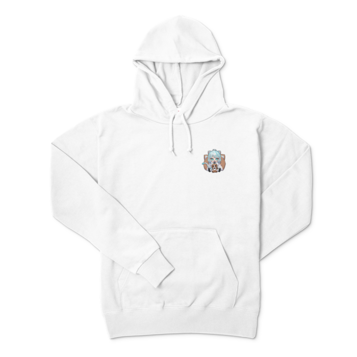 ワンポイントパーカー - L - ホワイト