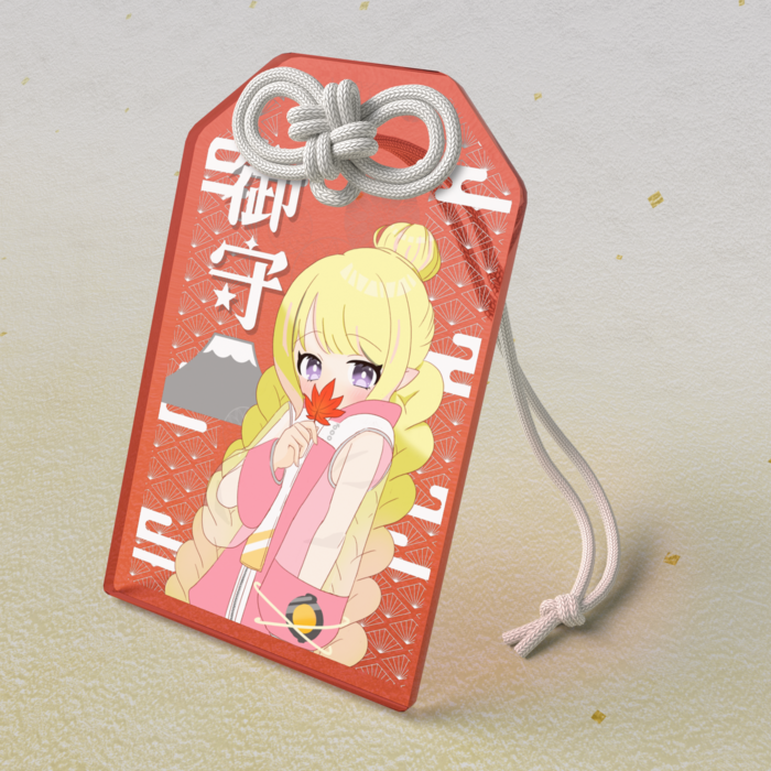 アクリルお守り - 50 × 80mm