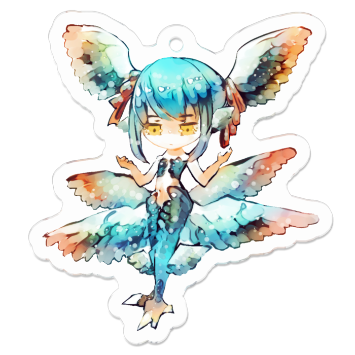 アクリルキーホルダー - 50 x 50 (mm)