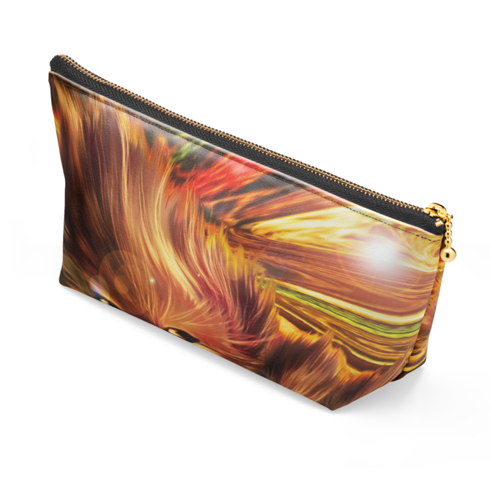 ポーチ - 長さ21.5cm / 高さ10cm - ブラック