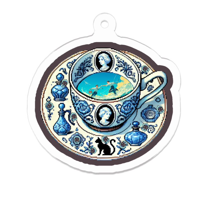 アクリルキーホルダー - 50 x 50 (mm)