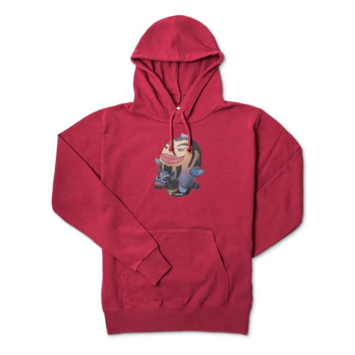 パーカー - M - バーガンディ