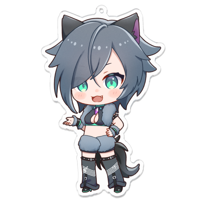 アクリルキーホルダー_ヴァネッサ（通常） - 100 x 100 (mm)