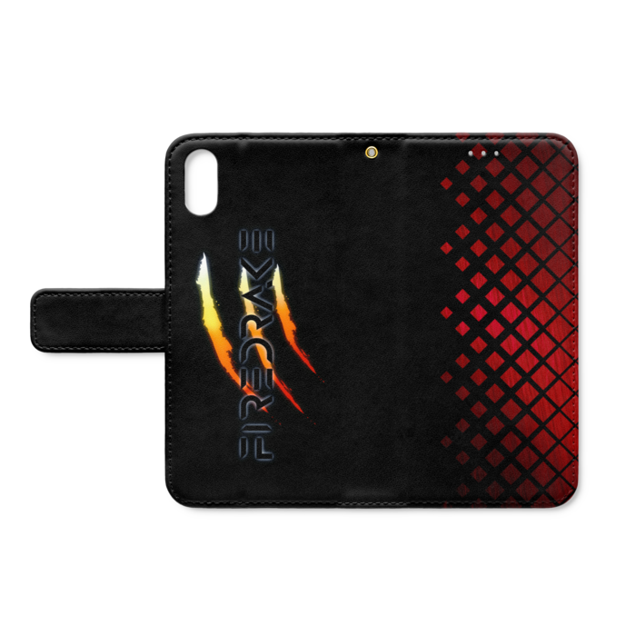 【ブラック×レッド】iPhone XS / X
