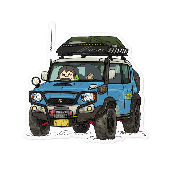 ステッカー - 100 x 100 (mm)