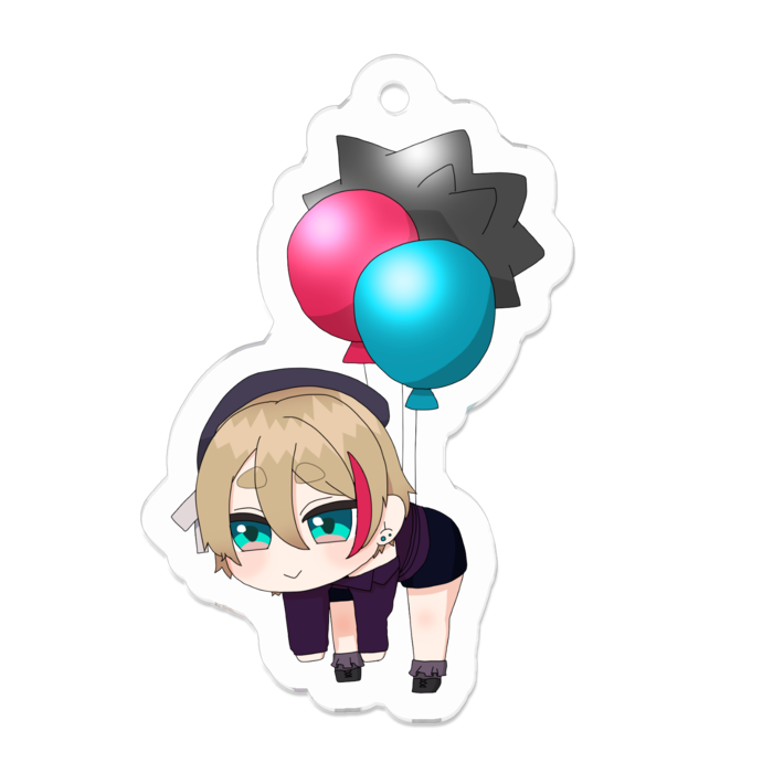 アクリルキーホルダー - 50 x 50 (mm)