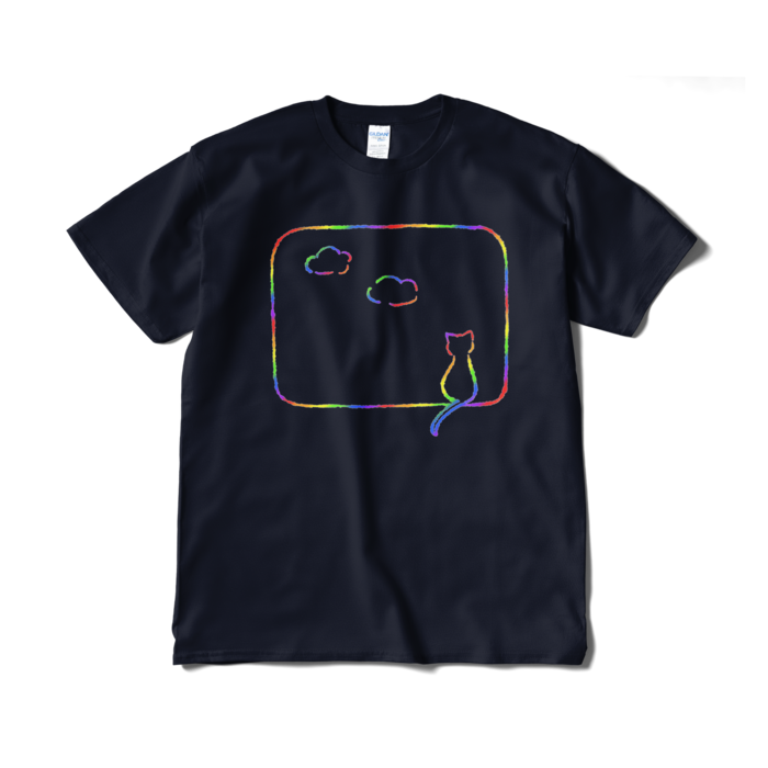 Tシャツ(カラフル) - XL - ネイビー