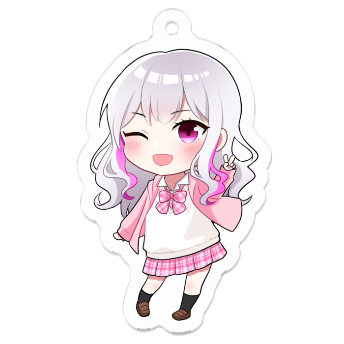 アクリルキーホルダー - 50 x 50 (mm)