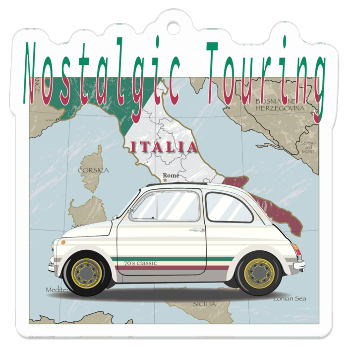 アクリルキーホルダー - 50 x 50 (mm)