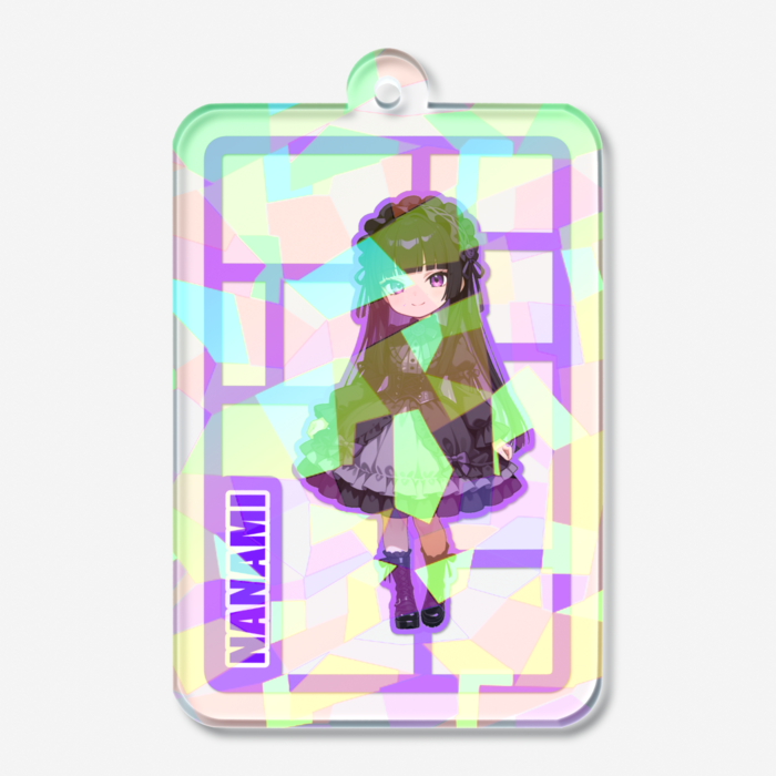 ホログラムアクリルキーホルダー - 50 × 50mm