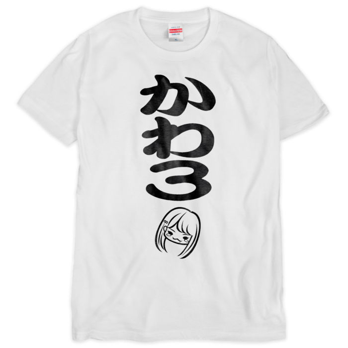 白Tシャツ（シルクスクリーン印刷） - XL - 1色