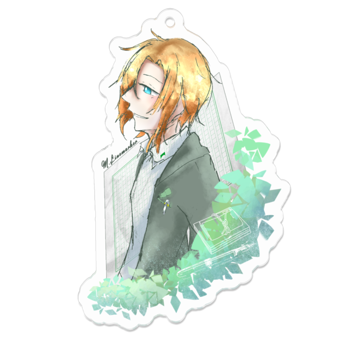 アクリルキーホルダー - 70 x 70 (mm)