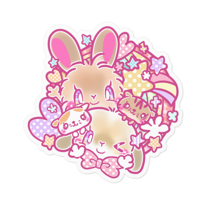 ステッカー - 100 x 100 (mm)