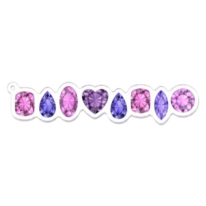 アクリルキーホルダー - 100 × 100 (mm)