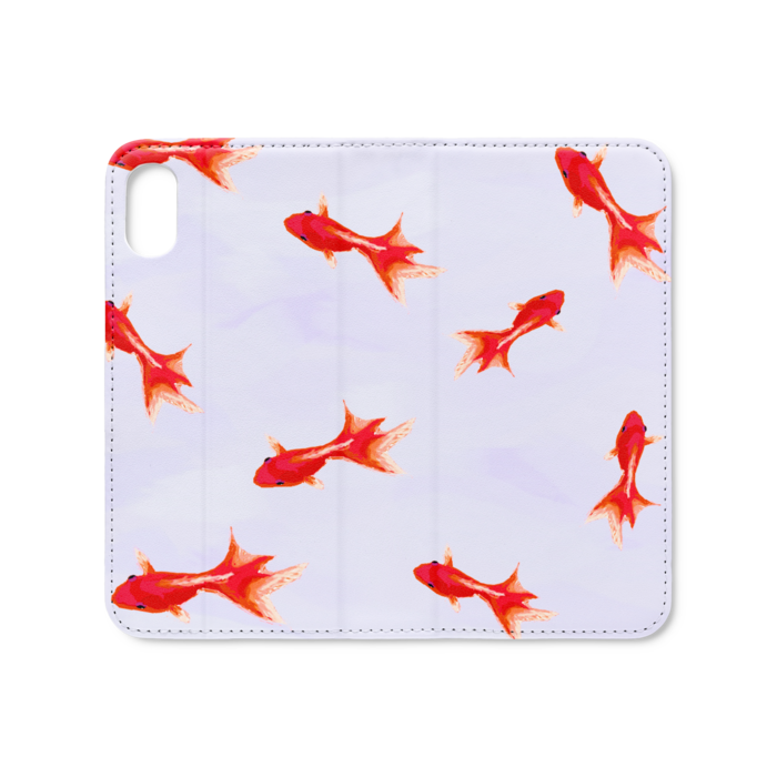 手帳型iPhoneケース（ベルトなし） - iPhone XS / X - ストラップ穴 なし