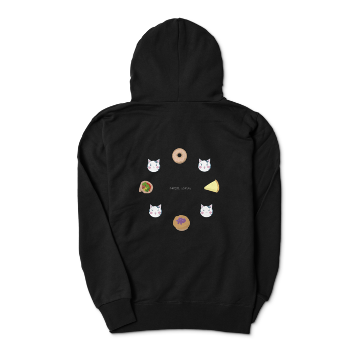 ジップパーカー - S - ブラック