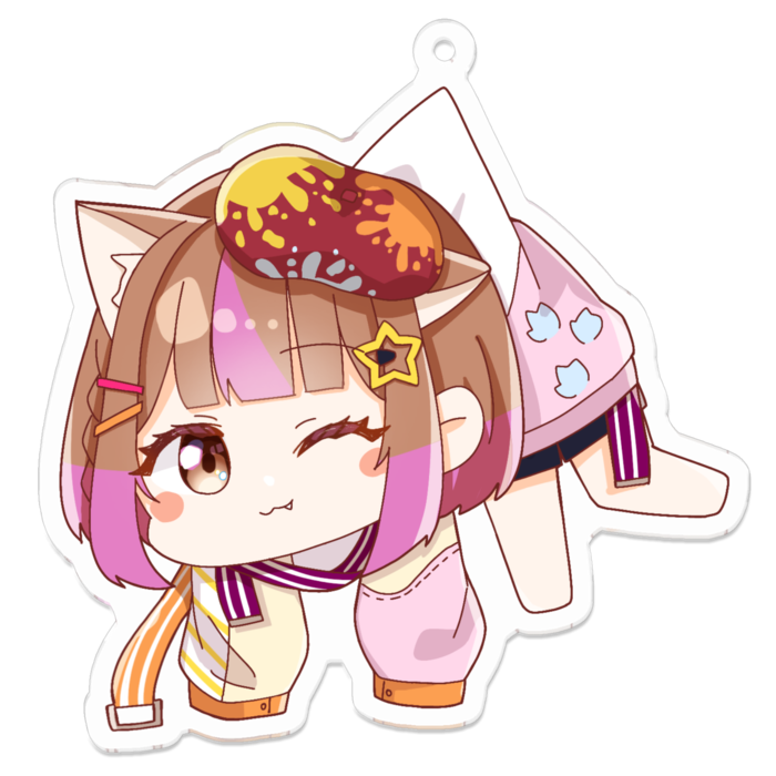 アクリルキーホルダー - 70 x 70 (mm)