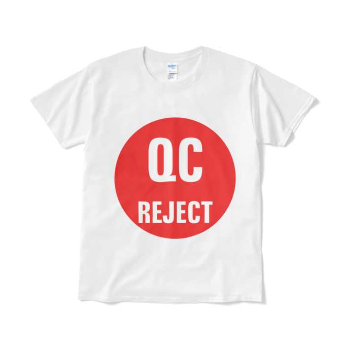 QC REJECT Tシャツ（短納期） - L - ホワイト(1)