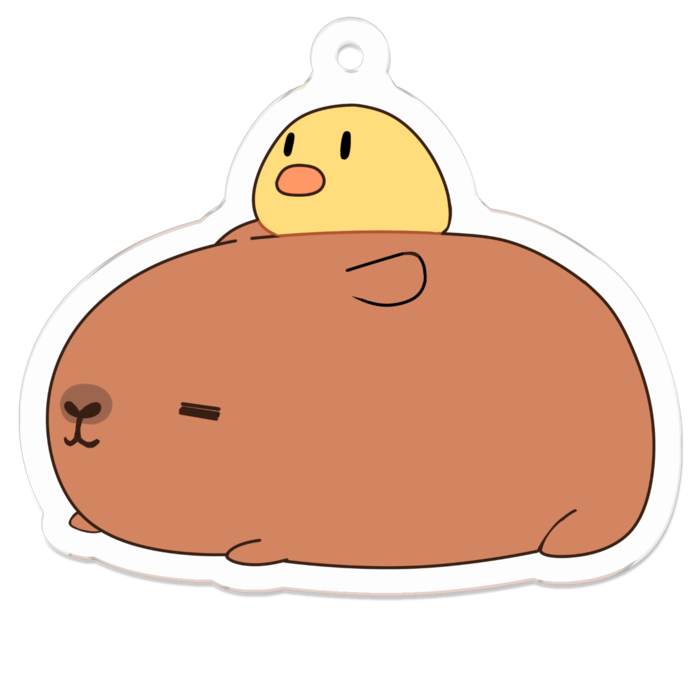 アクリルキーホルダー - 50 x 50 (mm)