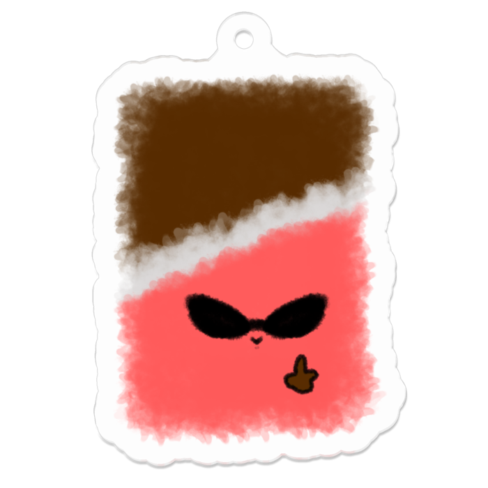 アクリルキーホルダー - 50 x 50 (mm)