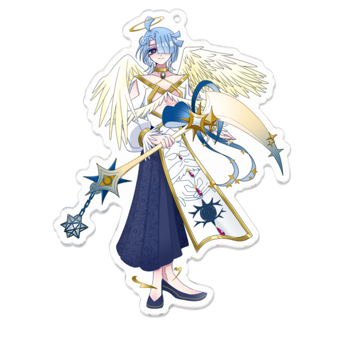 アクリルキーホルダー - 100 x 100 (mm)