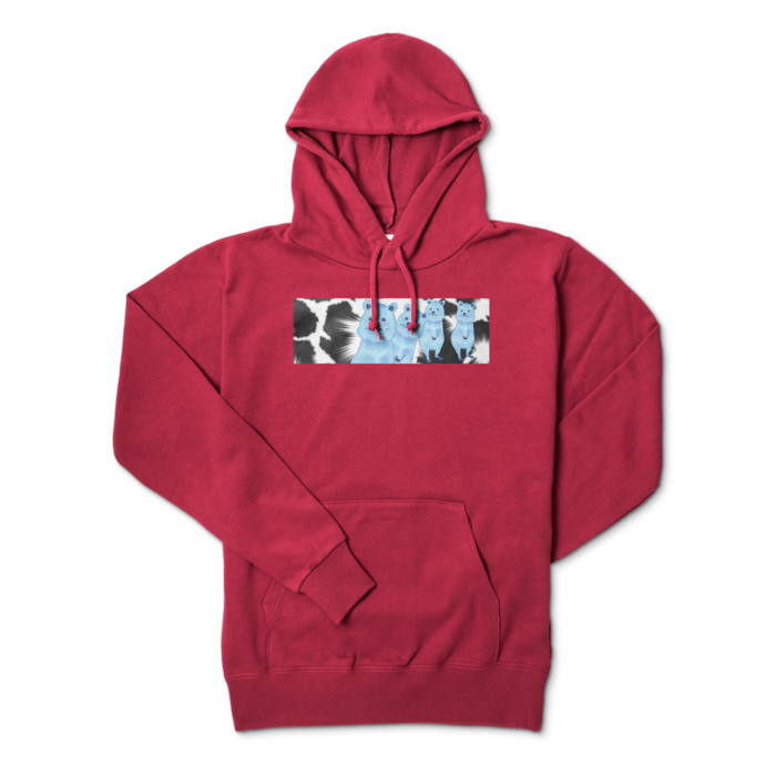 パーカー - M - バーガンディ