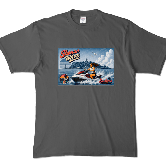 カラーTシャツ - XL - チャコール (濃色)