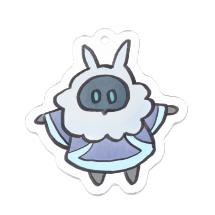 アクリルキーホルダー - 50 x 50 (mm)