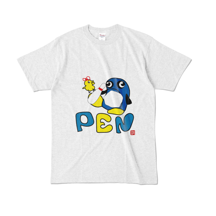 カラーTシャツ - L - アッシュ (淡色)