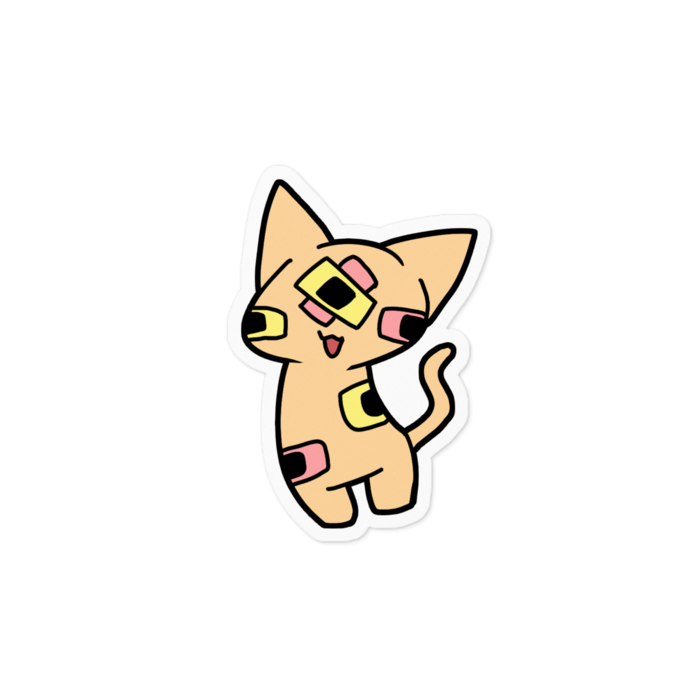 ねこ - 100 x 100 (mm)(1)