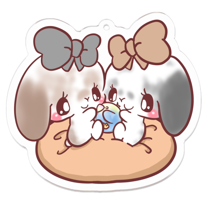 アクリルキーホルダー - 70 x 70 (mm)