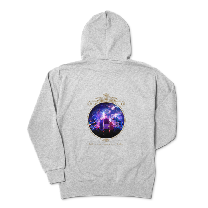 ジップパーカー - XL - 杢グレー