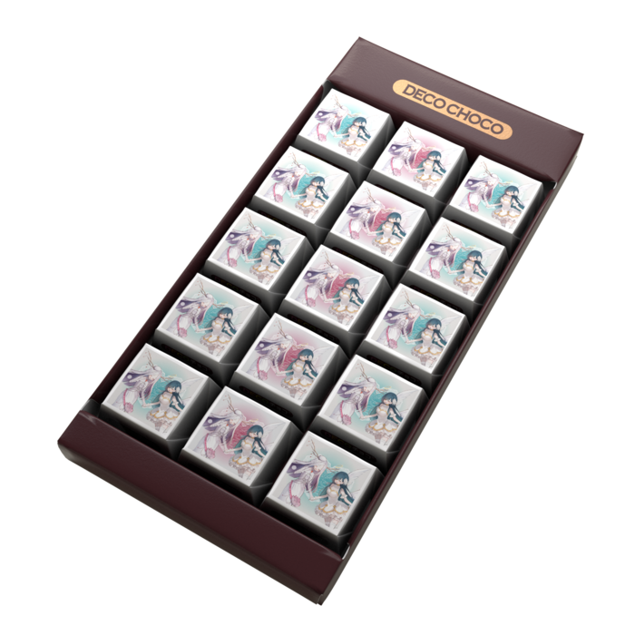 DECOチョコ - 列ごとにデザイン