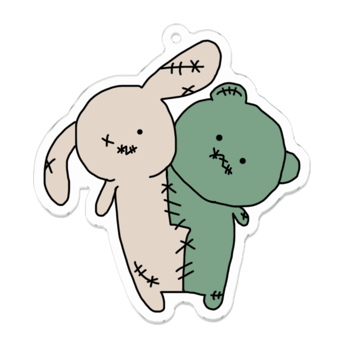 アクリルキーホルダー - 70 x 70 (mm)