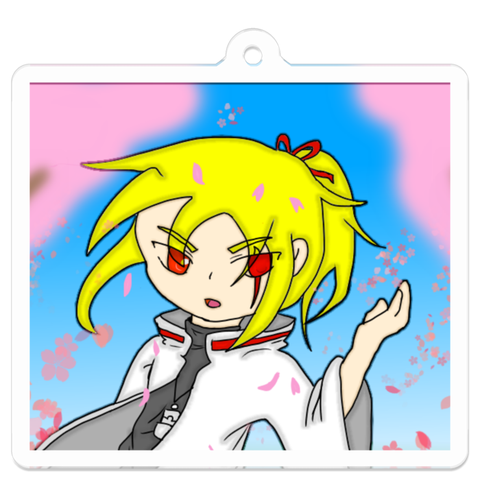 お花見アクキーバストアップ - 50 x 50 (mm)