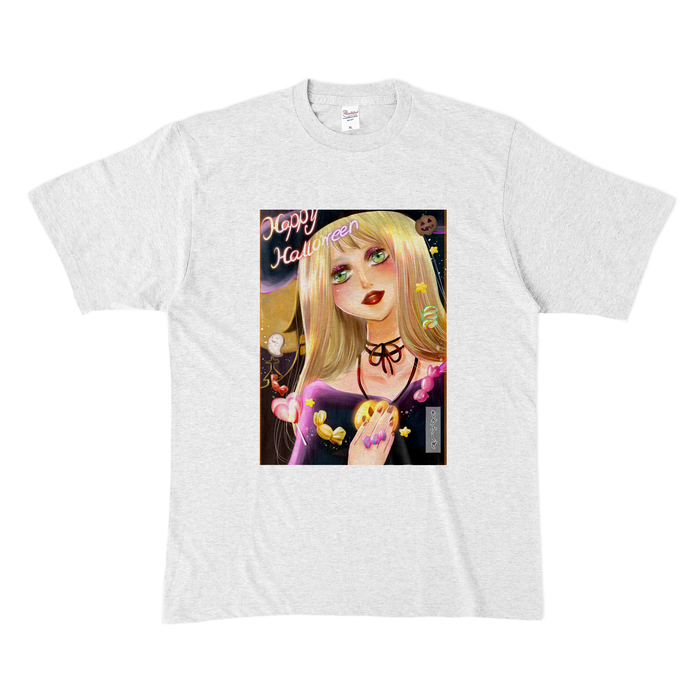 カラーTシャツ(淡色) - XL - アッシュ