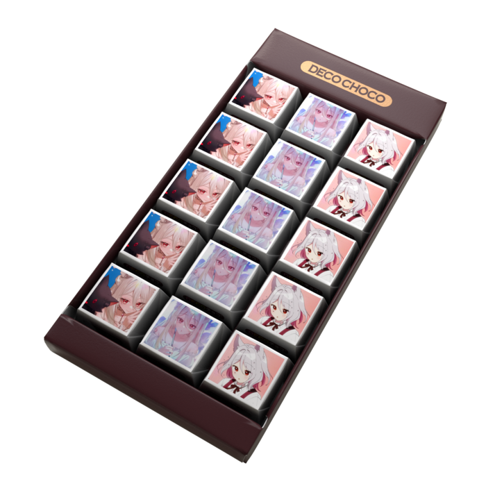 DECOチョコ - 列ごとにデザイン